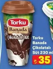 TORKU BANADA ÇİKOLATALI SÜT 230 ML
